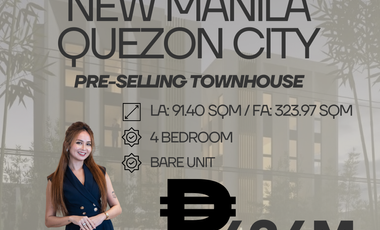 4 BEDROOM TOWNHOUSE FOR SALE IN NEW MANILA QUEZON CITY