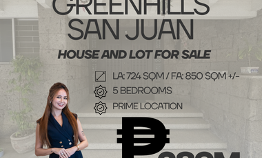 2 STOREY HOUSE FOR SALE IN GREENHILLS SAN JUAN