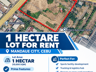 1 HECTARE LOT FOR RENT | MANDAUE CITY, CEBU