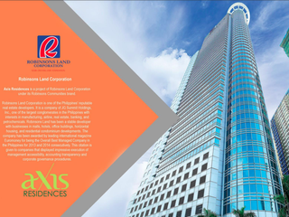 Studio in Axis Residences condo for sale RFO ready to move in near Rob Forum