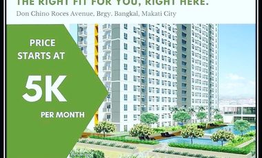 Pre-Selling | Jr 1 Bedroom (23.30sqm) | Avida Towers Makati Southpoint at Chino Roces Makati.