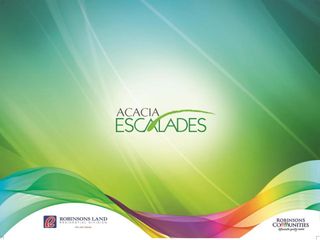 1BEDROOM UNIT,  ACACIA RESIDENCES, ROBINSONS LAND PROPERTIES