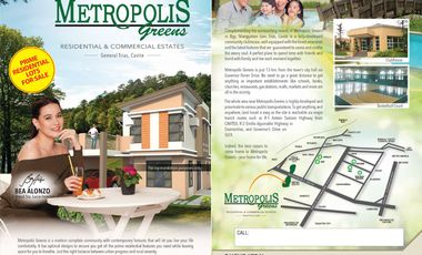 150sqm Prime Residential Lot - Metropolis Greens along Governor's Drive - GOOD LOCATION!