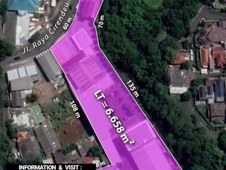 RUANG USAHA / PABRIK HITUNG TANAH di Jl RAYA CIRENDEU, TANGSEL