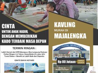 Kavling tanah dijual murah SHM di Majalengka dekat bandara investasi terbail