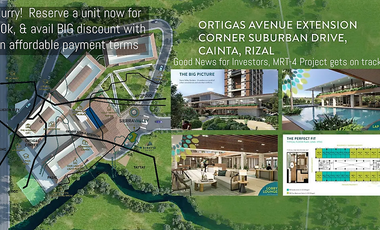 1BR 33 sqm Condo Unit with Parking at SIERRAVALEY GARDENS Building 2